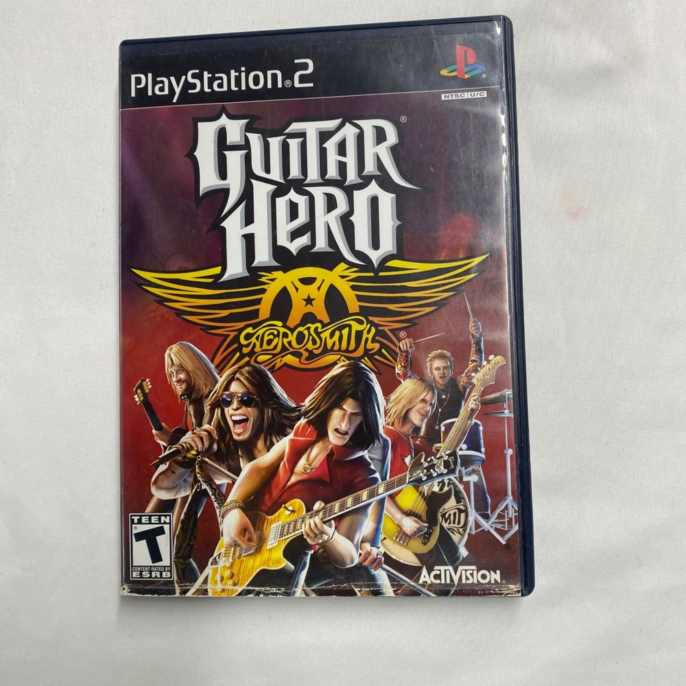 Guitar Hero Aerosmith PlayStation 2 PS2 Game Activision 2008